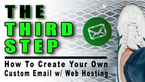 YouTube Step 3 Custom Email Web Hosting